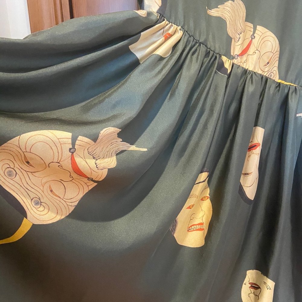silk dress